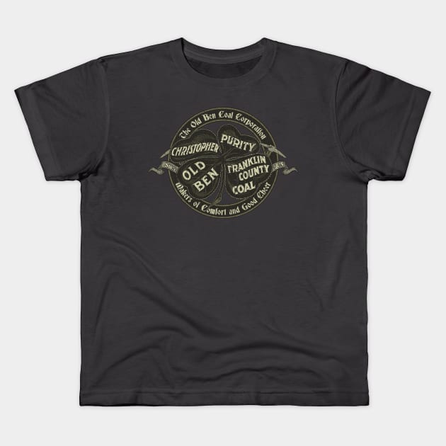 Old Ben Coal Corporation 1875 Kids T-Shirt by JCD666